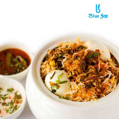 "Mutton Biryani (1 Plate) (Non-Veg)(Blue Fox) - Click here to View more details about this Product